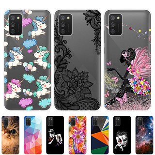 เคสซิลิโคน ป้องกันด้านหลัง สำหรับ Samsung Galaxy A02S