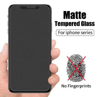 Matte Tempered Glass iPhone 11 Pro Max X XR XS Max 8 7 6s  Plus Screen Protector No Fingerprint