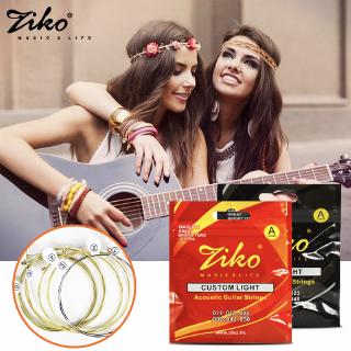 Ziko Acoustic String Set .010-.048 / 011-050 เอฟเฟคกีต้าร์ กีต้าโปร่ง สายกีต้าร์ สายกีตาร์โปร่ กีต้าร์ Yamaha สายกีตาร์ สายกีตาร์โปร่ง กีต้าร์โปร่งไฟฟ้า