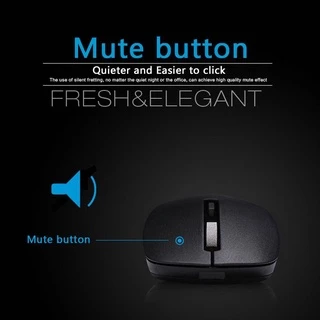 พร้อมส่ง!!! เมาส์ไร้สาย ไร้เสียงคลิก HP (Hewlett-Packard) S1000 Silent Mouse USB Wireless Mouse 1600DPI USB