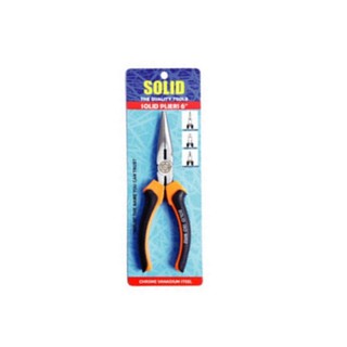 Solid คีมปากแหลม 6 นิ้ว (long nose pliers)