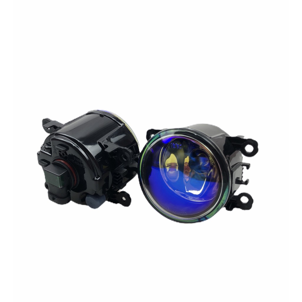 2PCS PROTON/HONDA/NISSAN/SUZUKI Spotlight Universal Fog Lamp OEM อะไหล่ทดแทนฐานใส (พื้นผิวกระจกสีขาว