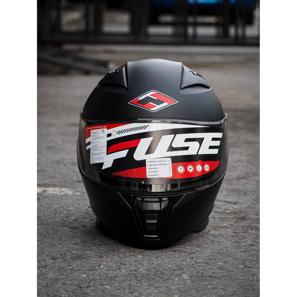 หมวกกันน็อค FUSE รุ่น RAZOR สีดำพื้น(ด้าน) - modybigbike - ThaiPick