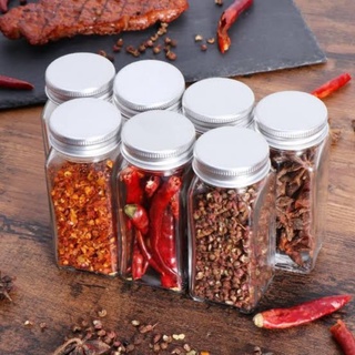 ขวดใส่เครื่องปรุง Glass bottle for seasoning ขวดแก้วใส่เครื่องปรุง ขวดพริกไทย ขวดพริกป่น ขวดเกลือ ขวดเครื่องเทศ Spices