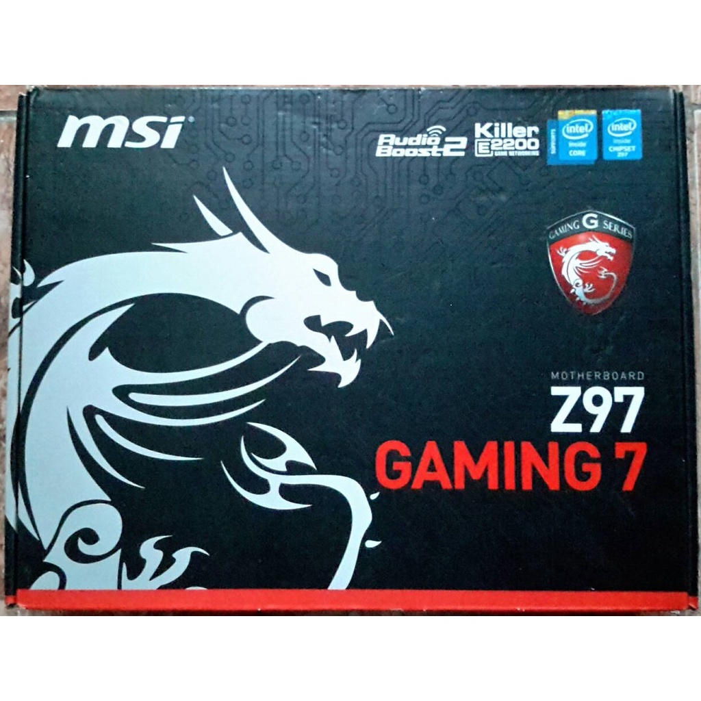 MAINBOARD MSI Z97 GAMING 7 Socket 1150 รองรับ CPU I3 / I5 / I7 Gen 4 Gen 5 บอร์ดขนาดใหญ่แรม 4 ช่อง M