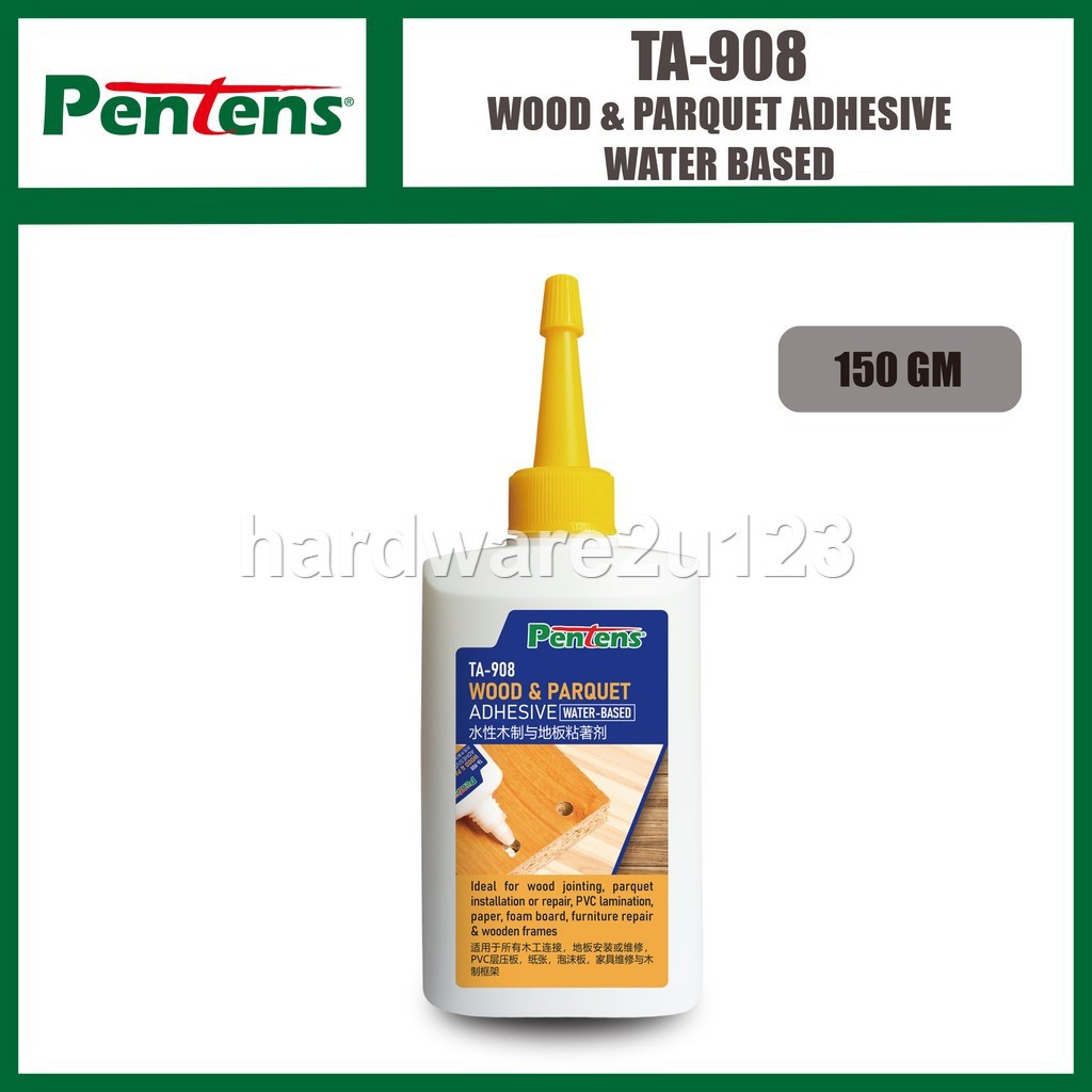 Pentens ไม้และกาวปาร์เก้ 150g กาว Parquet TA908 Gam utk Kayu & Parquet Gam Lebih Kuat &Cepat Kering 