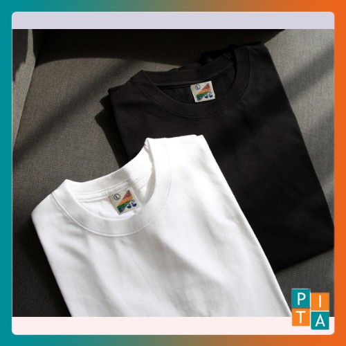 (บาง)เสื้อยืดสีพื้น คอกลม Cotton100% ขาว ดำ คลาสสิค เสื้อยืดแขนสั้น T-SHIRT ราคาโรงงาน