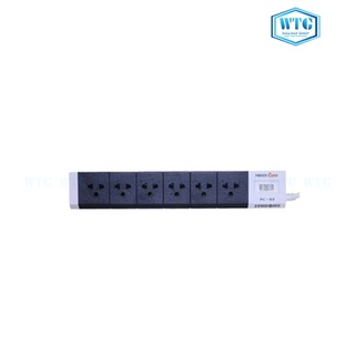 PLUG (ปลั๊กไฟ) SYNDOME PC-63 6-WAY 1 SWITCH 3.0 METER รับประกัน Lifetime By WTG