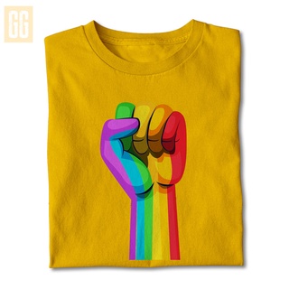 LGBTQ  ความภาคภูมิใจความรักคือความรักผ้าฝ้ายเสื้อยืด| เสื้อผ้า GG UzO