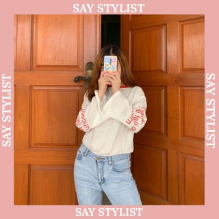 Saystylist | love letter long sleeves เสื้อแขนยาว 9921#