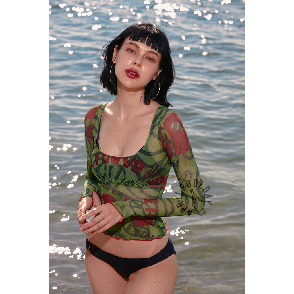 APRILPOOLDAY HORSESHOE TOP ราคา ถูกที่สุด ดีลบีเคเค แกลเลอรีภาพที่ 5