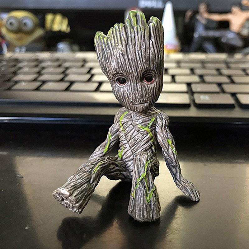 หุ่นฟิกเกอร์ฟิกเกอร์ Guardians Of The Galaxy Vol . 2 Baby Groot ไวนิล 6 ซม .