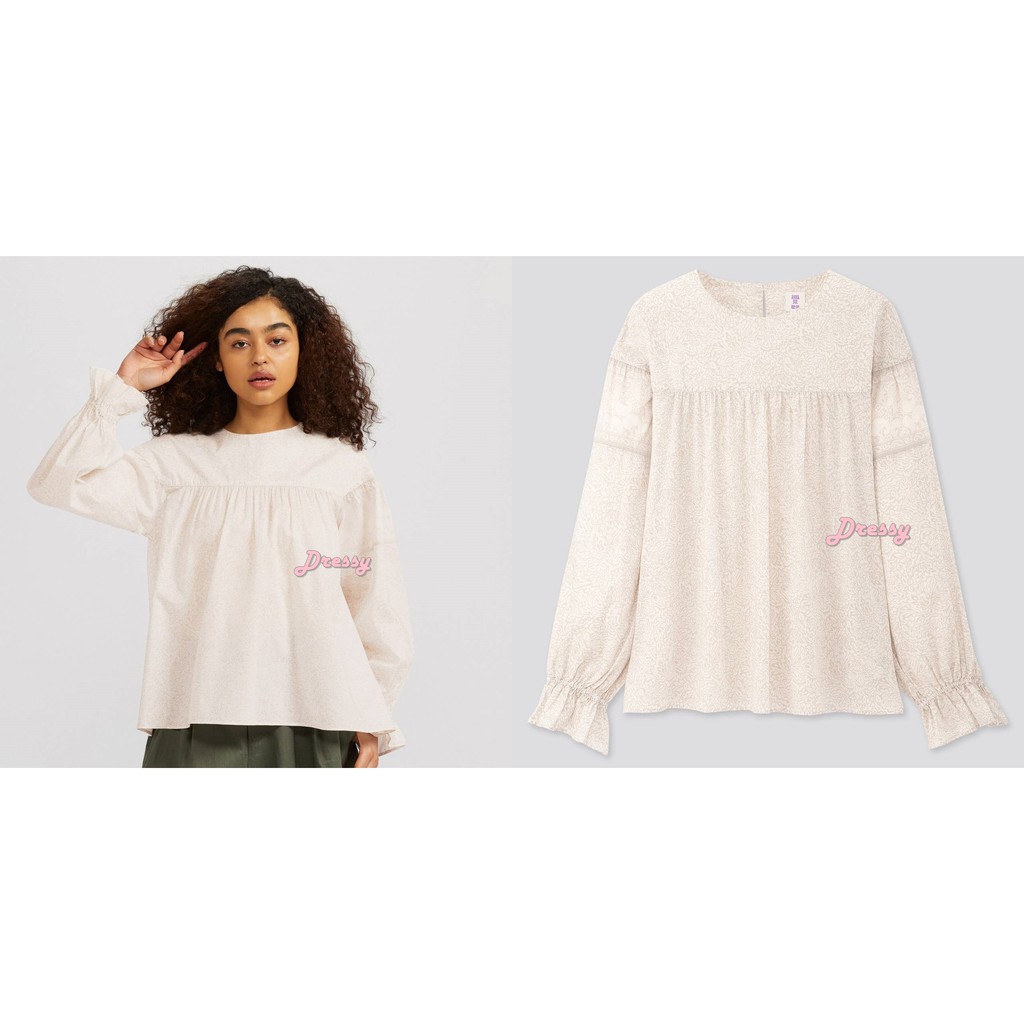 ANNA Sui X Uniqlo SUI LONG SLEEVE BLOUSE