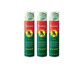 Bosistos Parrot Eucalyptus Spray น้ำมันยูคาลิปตัส นกแก้วสเปรย์ 300 ml. (3กระป๋อง)