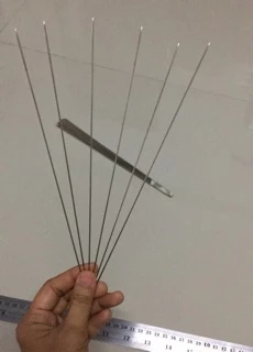 เข็มสเตนเลสอย่างดีราคาถูก เข็มร้อยมาลัย