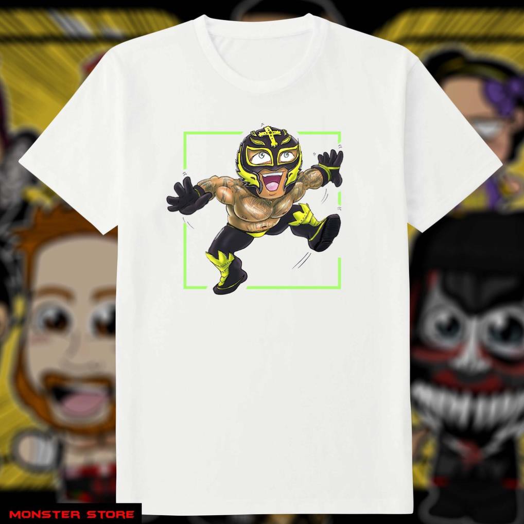 เสื้อยืด WWE Rey Mysterio "Rey Mysterio Chibi"