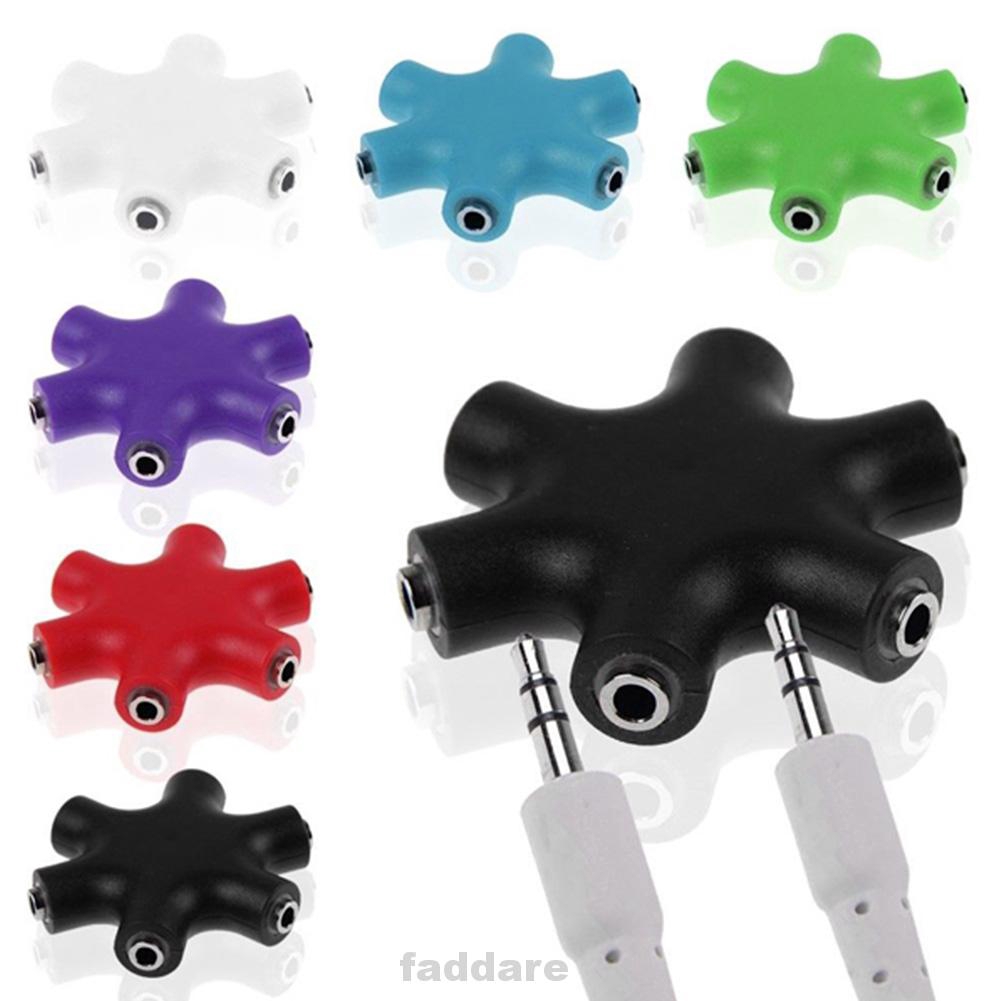 6 Ports Mini Shaped Audio Converter Music Hub - faddare.th - ThaiPick