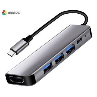 อะแดปเตอร์ฮับ Type C เป็น HDMI 4K USB-C 3.0 สําหรับโปรเจคเตอร์ MacBook Samsung S8 Dex Huawei P30 Dock Xiaomi 10 TV