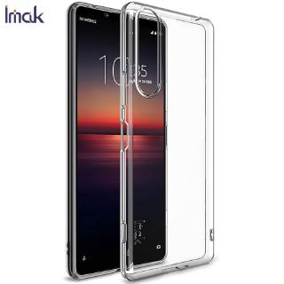 Original Imak Casing Sony Xperia 1 II Transparent Soft TPU Back Case Clear Silicone Shockproof Cover