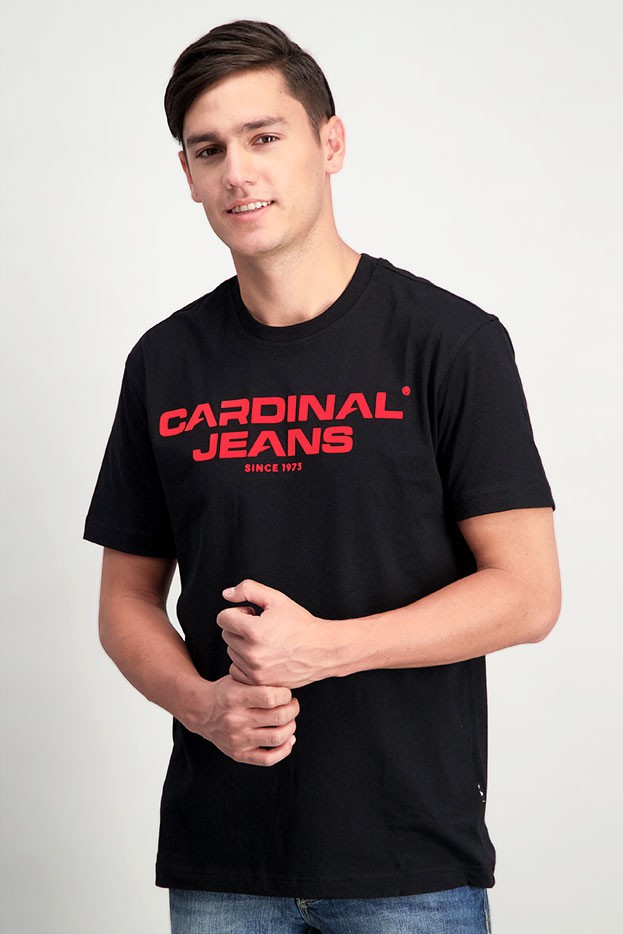CJ LOGO BASED - เสื้อยืด CARDINAL (สีดํา)