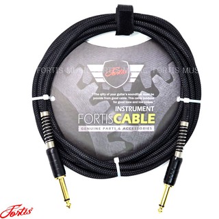 สายแจ็คถักทนทาน 3M.สายสัญญาณคุณภาพ สายแจ็ค สายกีตาร์Cable ชุดเชื่อมแน่นหนา หัวแจ็คทอง24k ช่วยเพิ่มสัญญาณที่ดีขึ้น