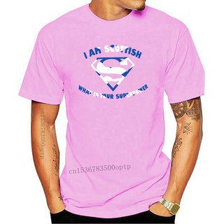 เสื้อยืด พิมพ์ลาย I Am Scottish What Is Your Superpower สําหรับผู้ชาย