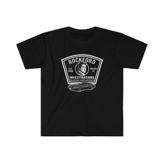 เสื้อยืด แบบนิ่ม พิมพ์ลาย Jim Rockford Private Investigator Darks สําหรับผู้ชาย