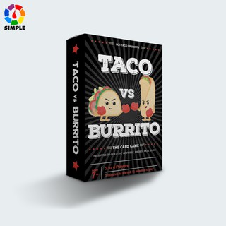 Taco vs Burrito Card Game