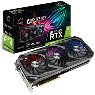 สินค้ามือหนึ่ง Asus ROG Strix GeForce RTX™ 3080 V2 OC Edition 10GB GDDR6 ประก้นไทย Ingram Micro 3ปี