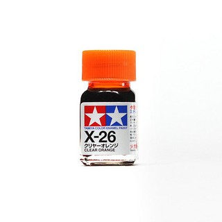 Tamiya Enamel Color 80026 X-26 Clear Orange (Gloss Clear) 45135255 (สี)