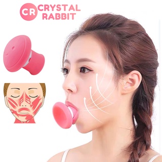 CRYSTAL RABBIT เครื่องนวดหน้า หน้าเรียว ยกกระชับใบหน้า เครื่องมือ V พกพาสะดวก ต่อต้านริ้วรอย ลายกฎหมาย