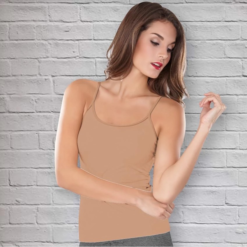 CARA คาร่า เสื้อสายเดี่ยว Cotton 100% เนื้อนุ่ม ยืดหยุ่น ใส่สบาย ไร้รอยตะเข็บ ระบายความชื้นได้ดี มี 4 สี CVN-PSA011