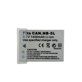 แบตเตอรี่ Canon NB-5L Replacement Battery for Canon รับประกัน 1 ปี (0009)