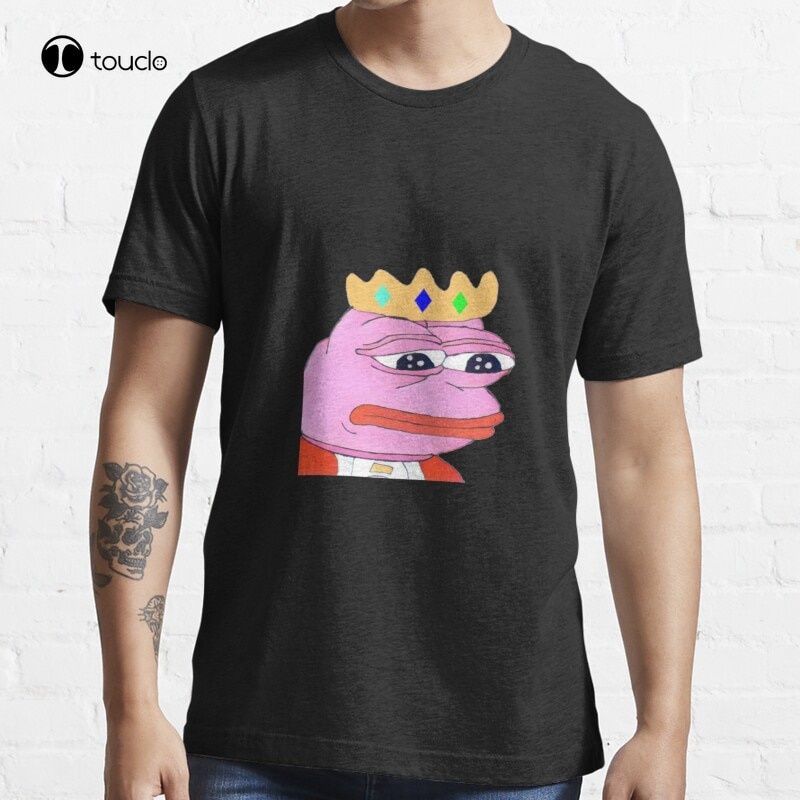 Gildan เสื้อยืด ผ้าฝ้าย พิมพ์ลาย Technoblade Sad Pepe Meme สําหรับผู้ชาย