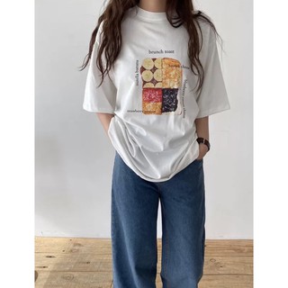 Toast T-Shirt🍌🍫🧀🫐🍓🍞🤍