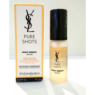 YSLL PURE SHOTS NIGHT REBOOT SERUM 7 mlเซรั่มบำรุงผิว