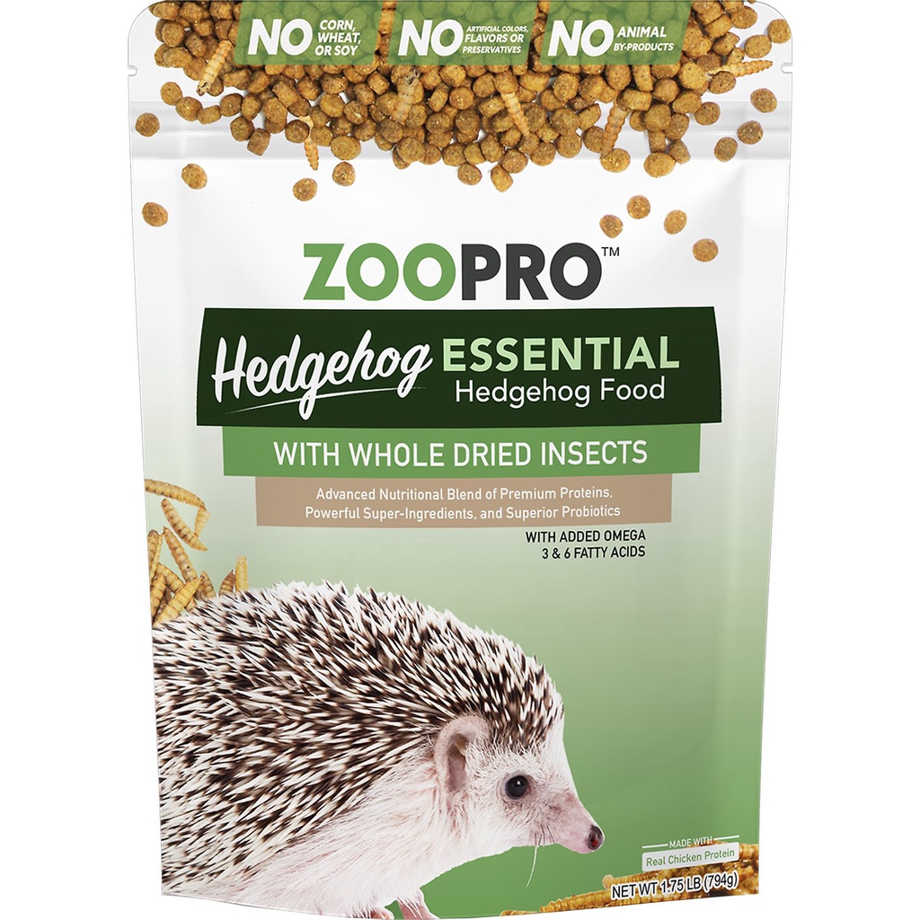 Exotic Nutrition ZooPro Hedgehog Essential อาหารเม็ดเม่นแคระ  1.75LB. (794g.)