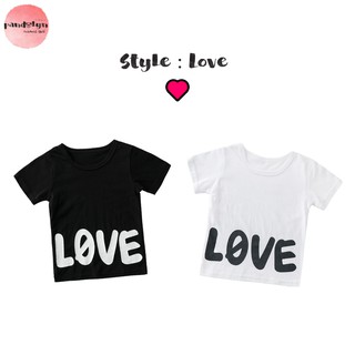 🐼 เสื้อยืดมินิมอล Style : Love