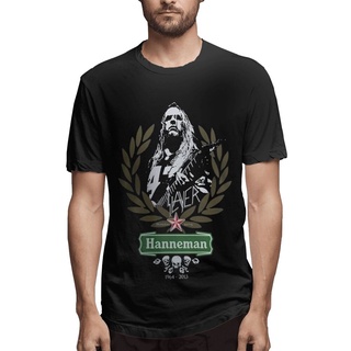 เสื้อยืดครอปพร้อมส่ง เสื้อยืดคอกลม ผ้าฝ้าย พิมพ์ลายนักกีตาร์ Jeff Hanneman Of Slayer 1964 สําหรับผู้ชาย EEpklm47CHoamn83