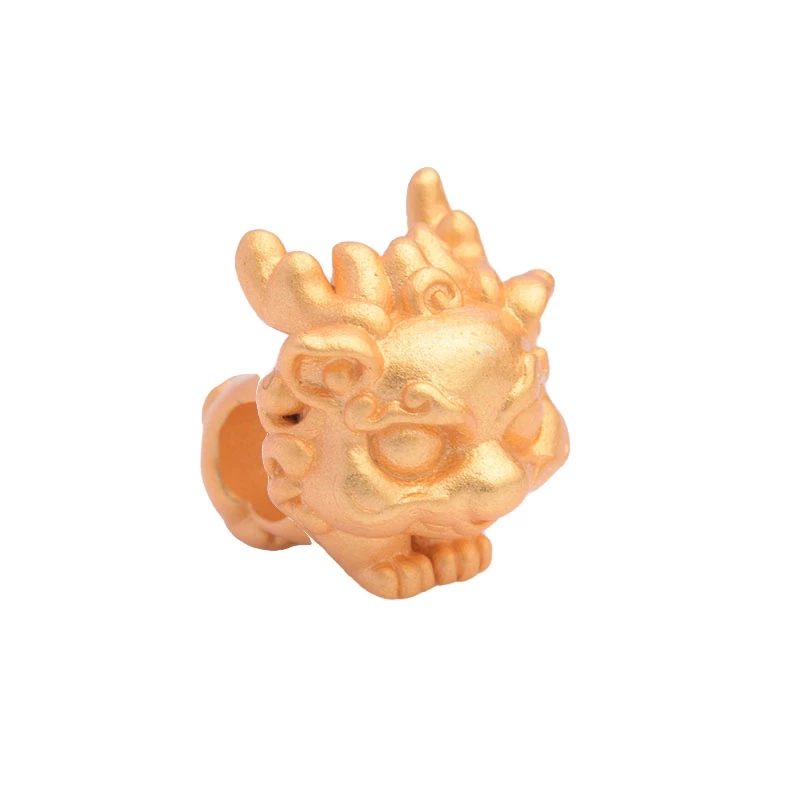 ลูกปัดมังกรชินจังประดับโบว์ สีแดงทอง DIY สร้อยคอสร้อยข้อมือ DIY thumbnail 6