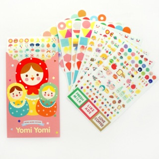 Yomi Yomi Sticker Set 8 แผ่น