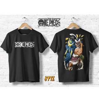 One Piece อะนิเมะเสื้อเชิ้ตพิมพ์การ์ตูนขนาดใหญ่เสื้อ Bootleg อินเทรนด์คอกลมเสื้อ Bootleg n]l