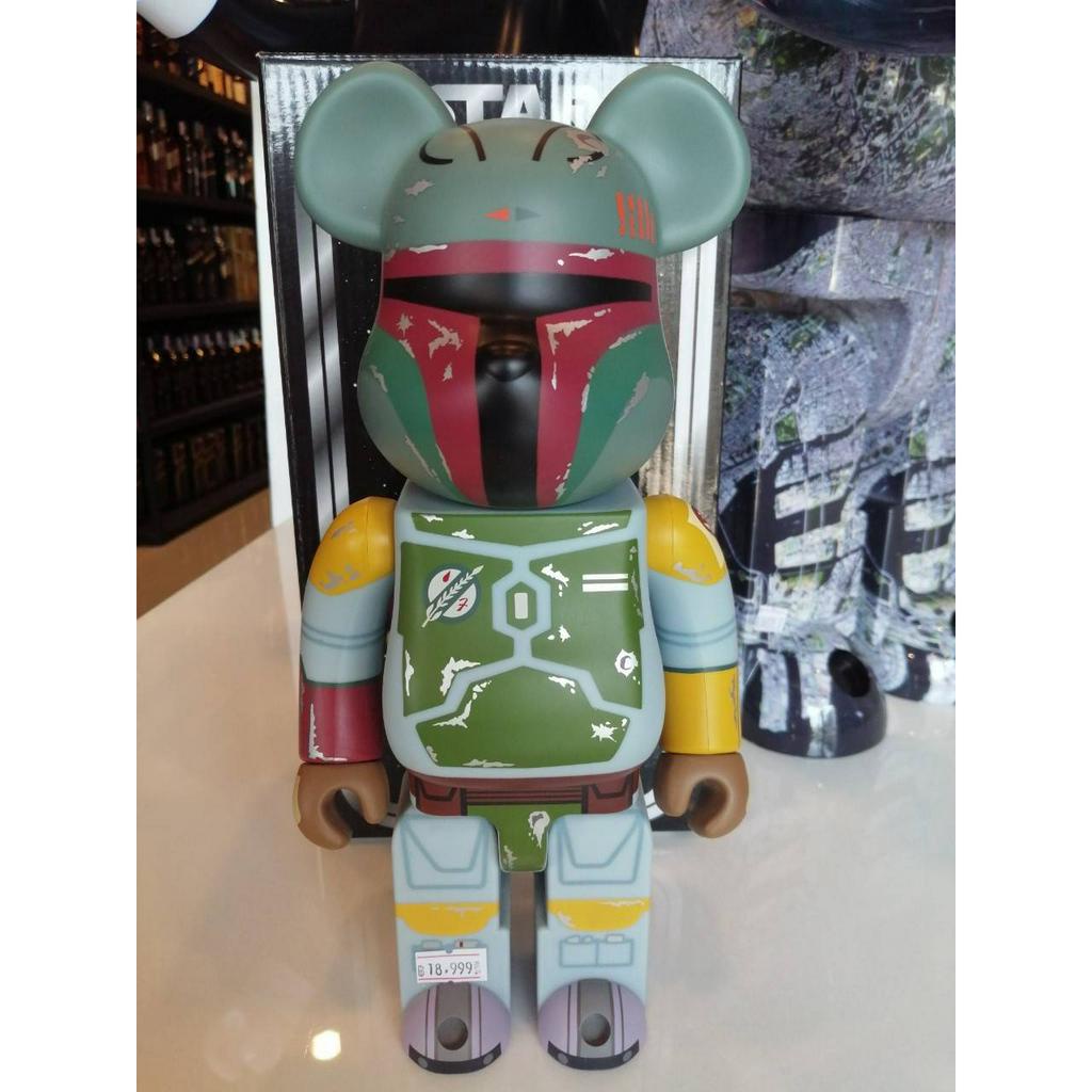 Bearbrick x Star Wars Boba Fett 400% Green V1 Limitedโมเดล แบบริค ของแท้ แน่นอน