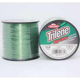 TRILENE Big Game 12LB เอ็นเต็ม สีเขียวขี้ม้า