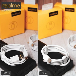 Realme VOOC MICRO USB DATA สายเคเบิล รองรับการชาร์จอย่างรวดเร็ว นําเข้า