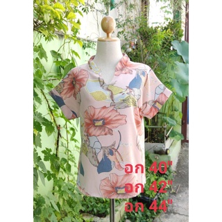 เสื้อแฟชั่นเกาหลี เสื้อทำงาน สาวอวบ บิ๊กไซร์