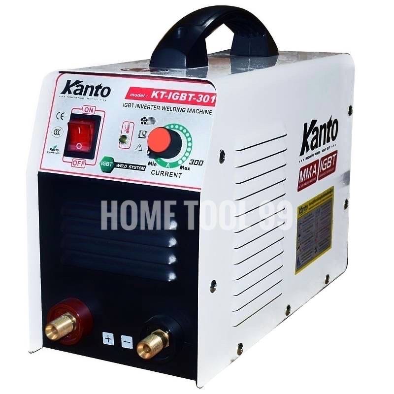 KANTO ตู้เชื่อม เครื่องเชื่อมไฟฟ้า Kanto IGBT-301 300Aเต็ม เวลาเชื่อมกระแสไฟนิ่มมาก  อุปกรณ์ครบชุด สามารถใช้งานได้ทันที
