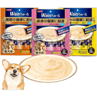 [8.15 Mid Month]My Paws Inaba Wan ซูหรุ ขนมหมาเลีย ขนมสุนัข จากญี่ปุ่น ครีมสุนัขเลีย ครีมหมาเลีย ซองละ 8 ชิ้น 20g