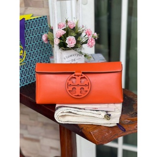 📮@2,690.-🔥🔥DISCOUNT 7 % + (ส่งฟรี EMS)🔥🔥💯Tory burch Miller Metal clutch