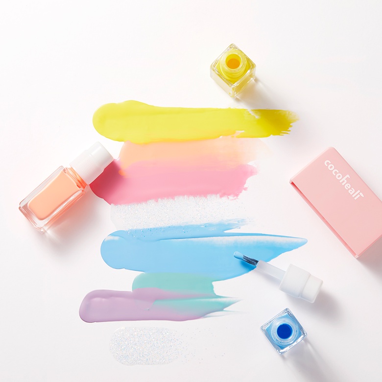 Cocoheali Kids Cube Nail Polish สีทาเล็บสำหรับเด็ก ปลอดภัยไร้สารอันตราย100%